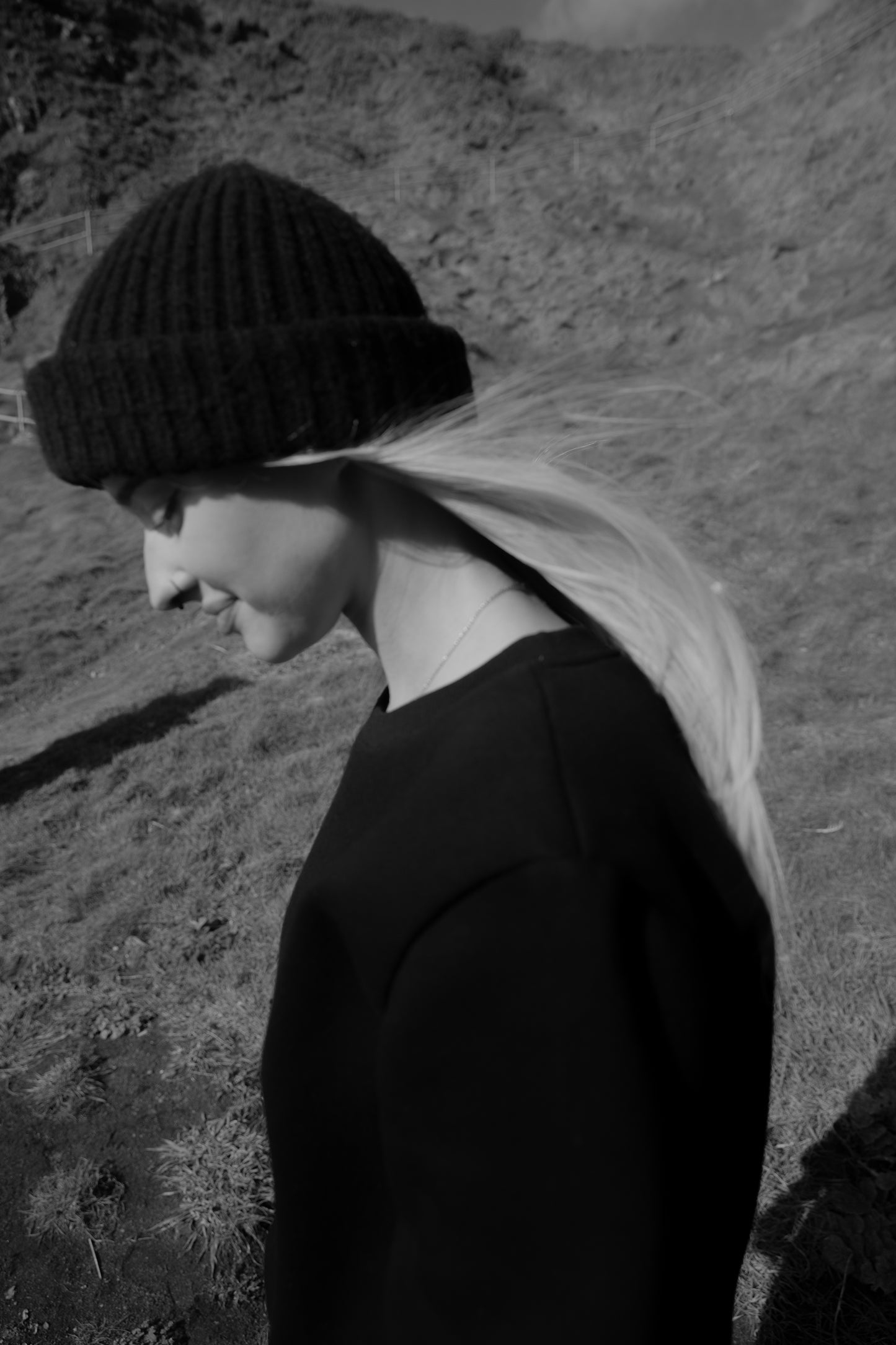 Oversized Graphite Sweatshirt