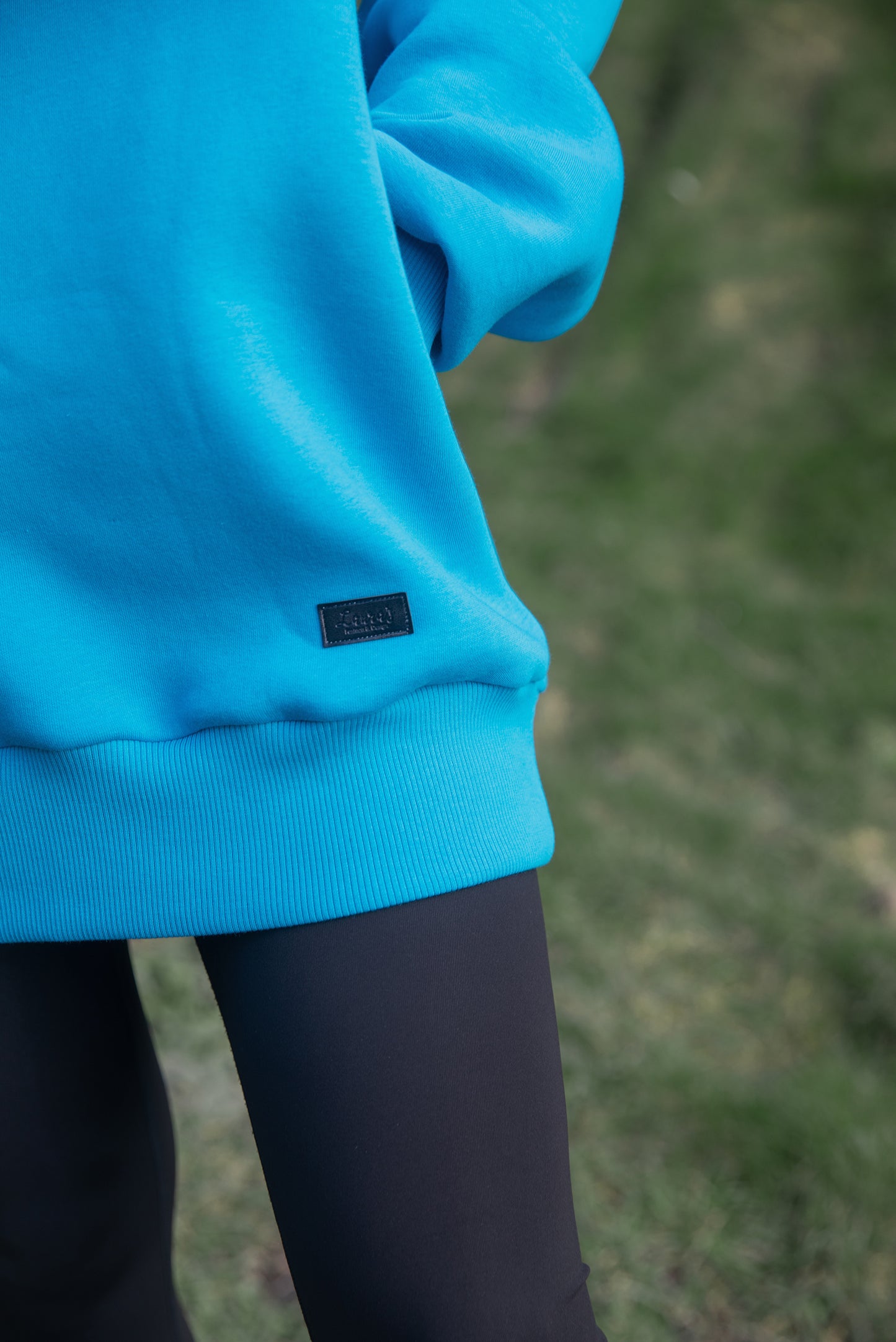 Bright Blue Long Hoodie