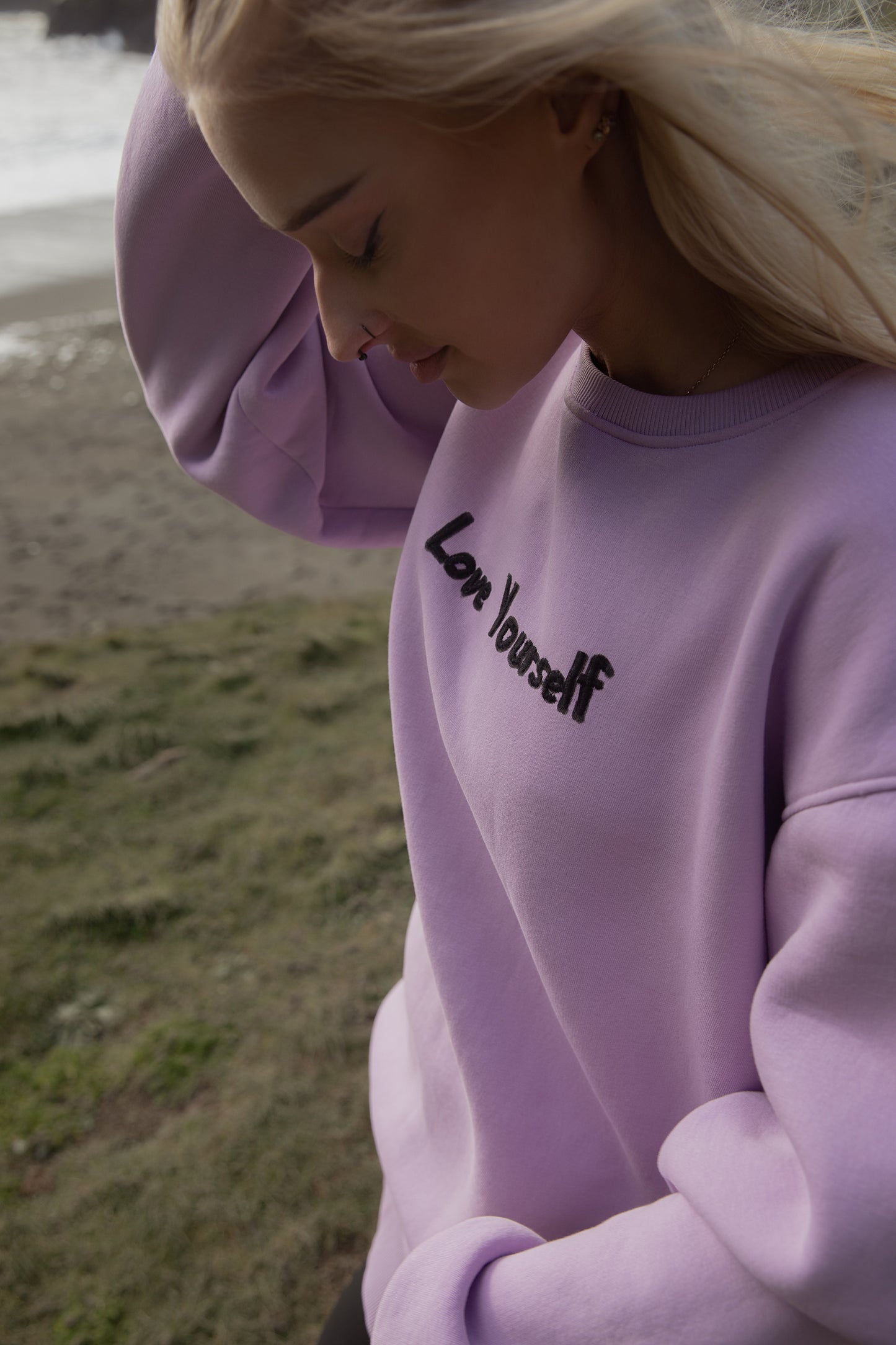 Lavender Long Sweatshirt