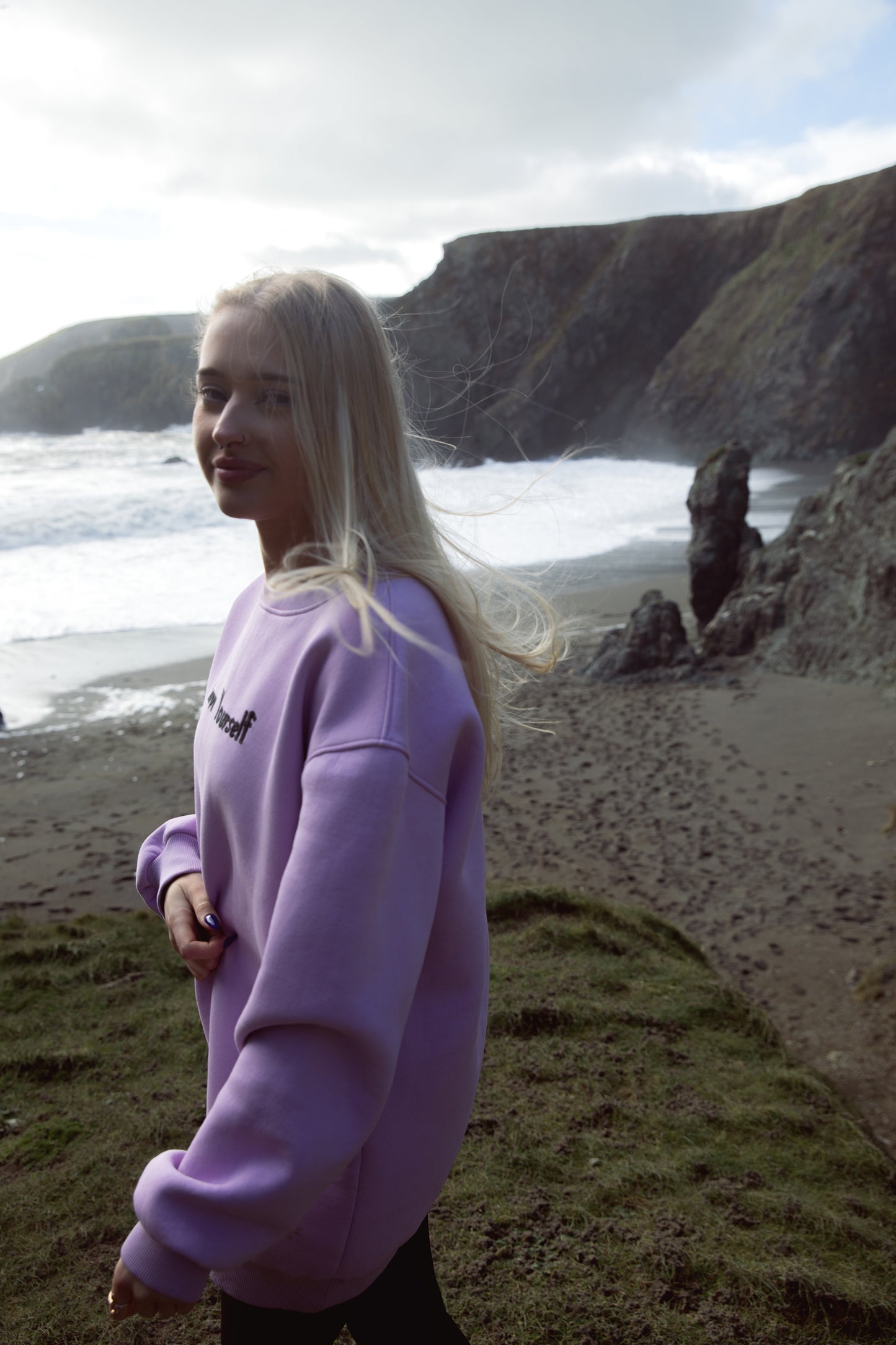 Lavender Long Sweatshirt