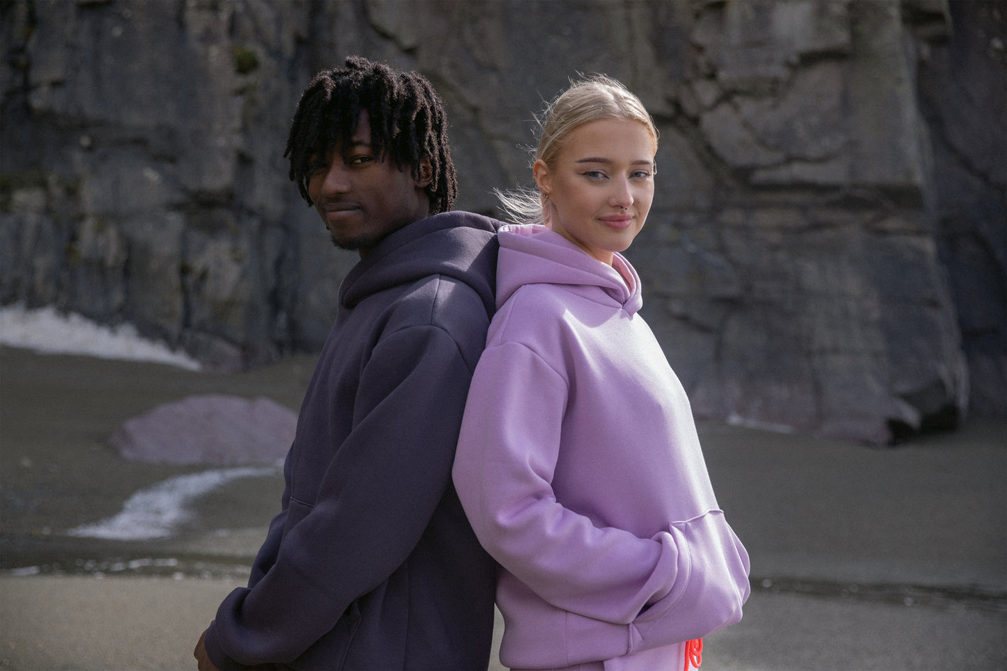 Oversized Purple Hoodie