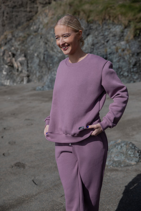 Oversized Mauve Sweatshirt