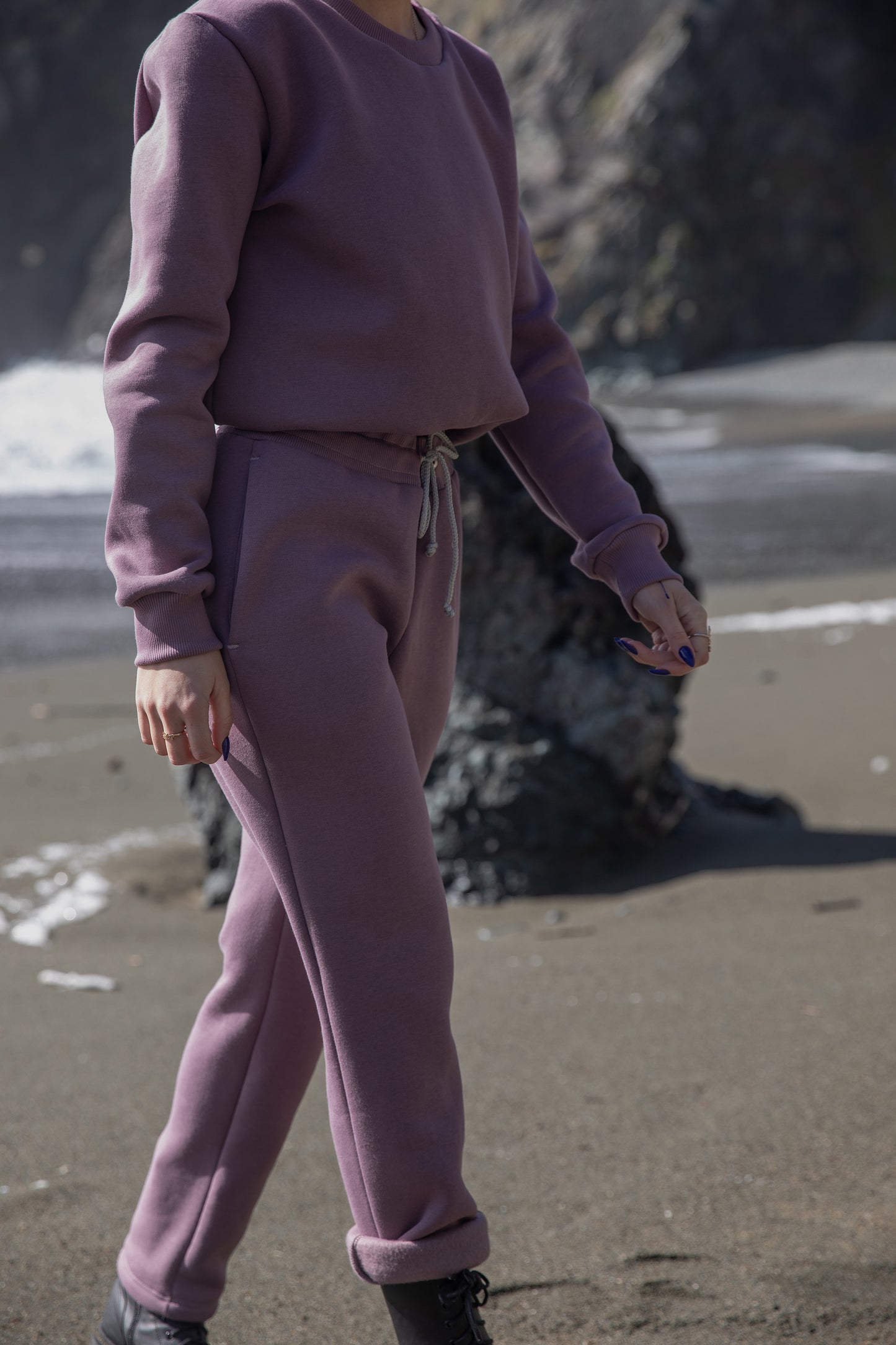 Mauve Tracksuit Joggers