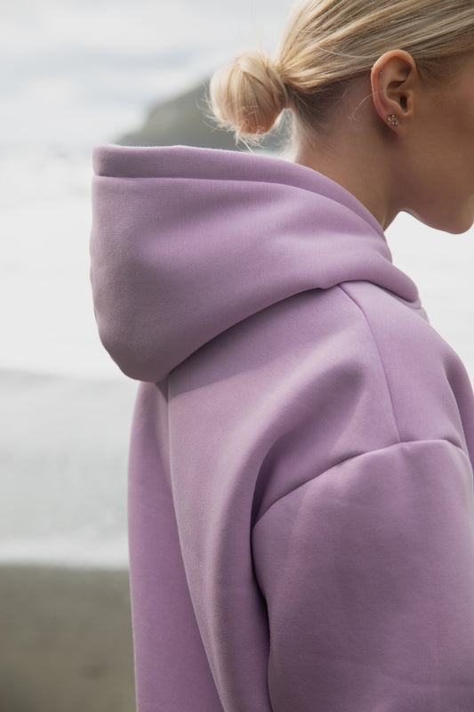 Oversized Purple Hoodie