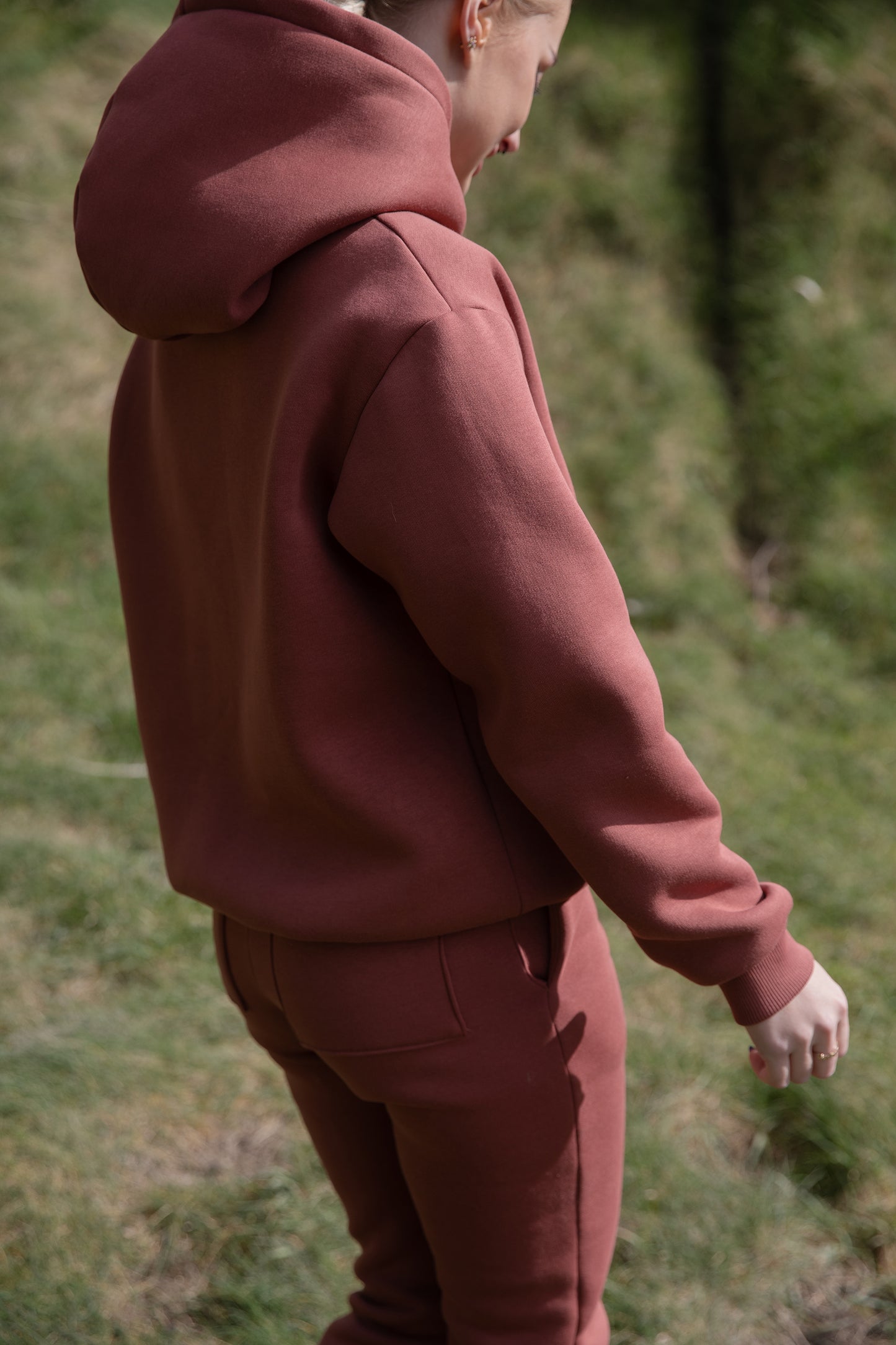 Oversized Brown Hoodie