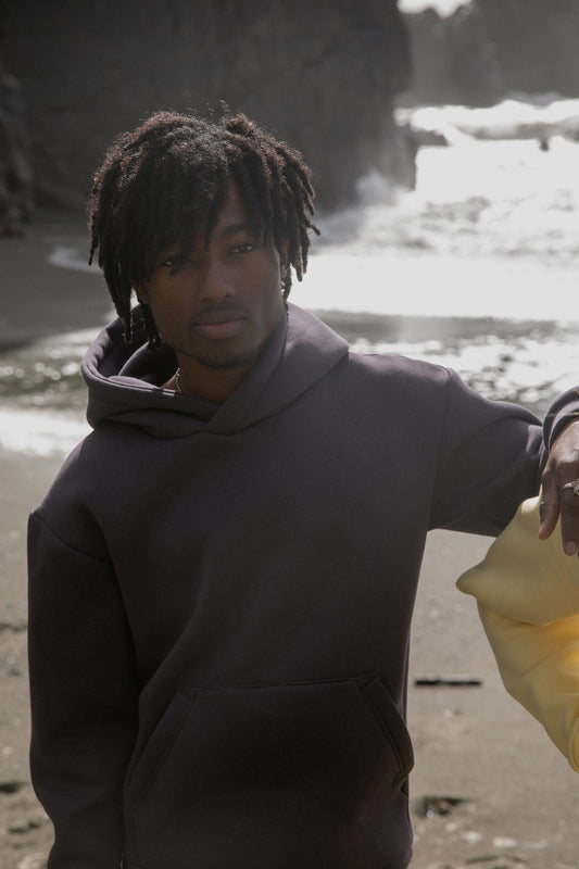 Oversized Graphite Hoodie