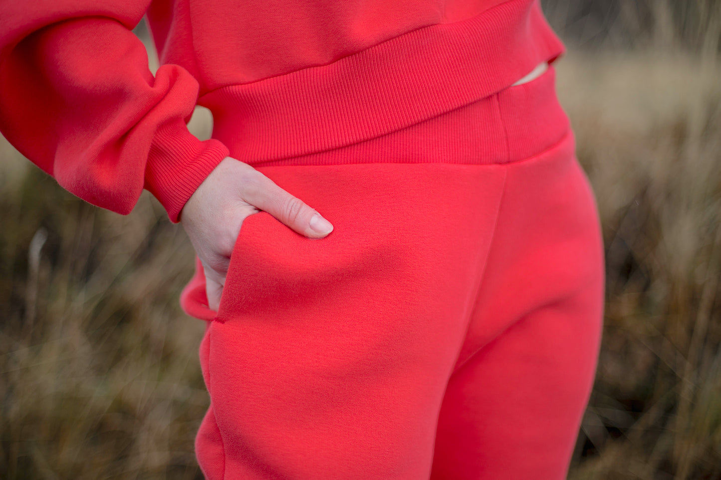 Coral Tracksuit Joggers