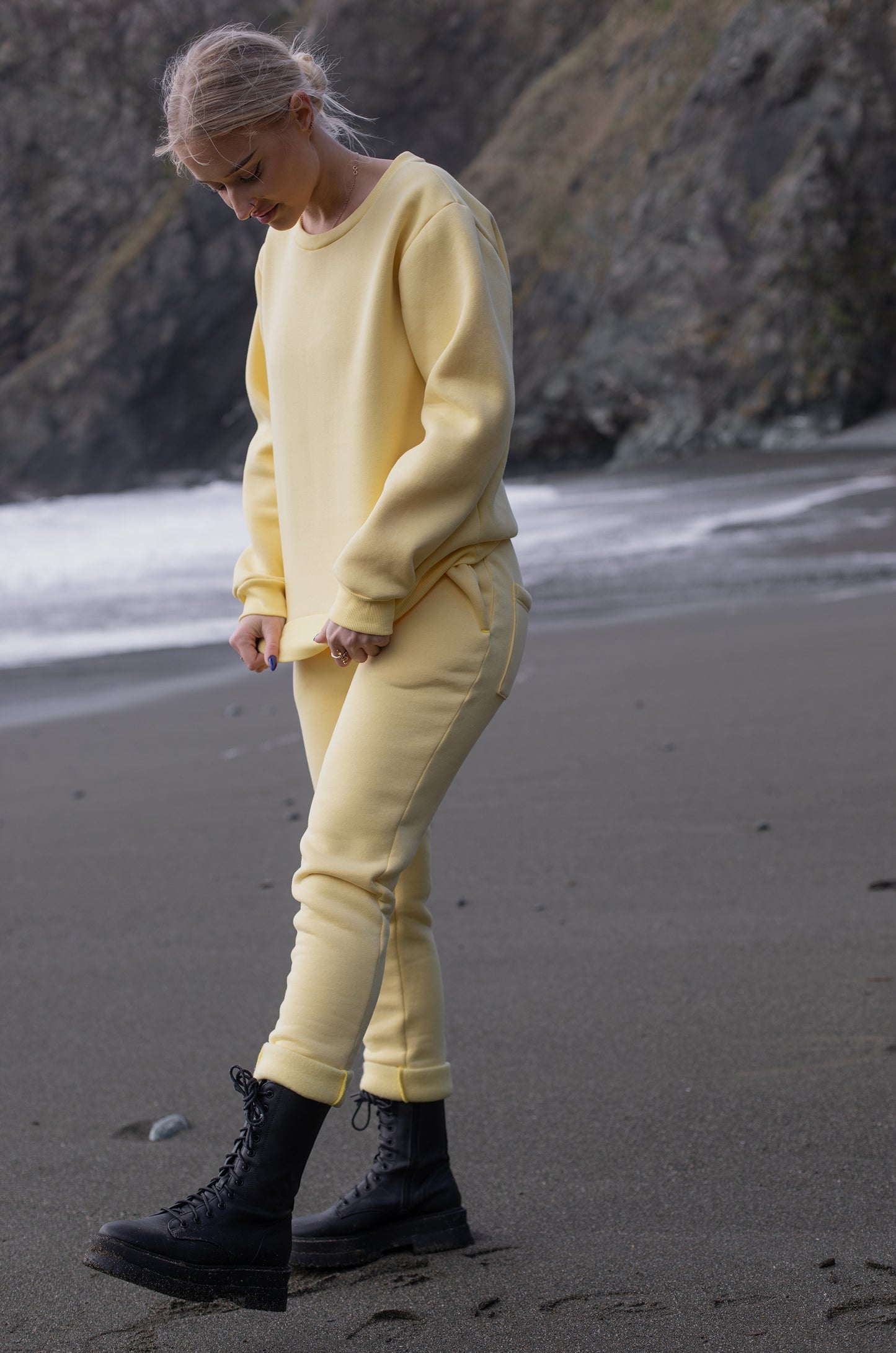 Yellow Tracksuit Joggers