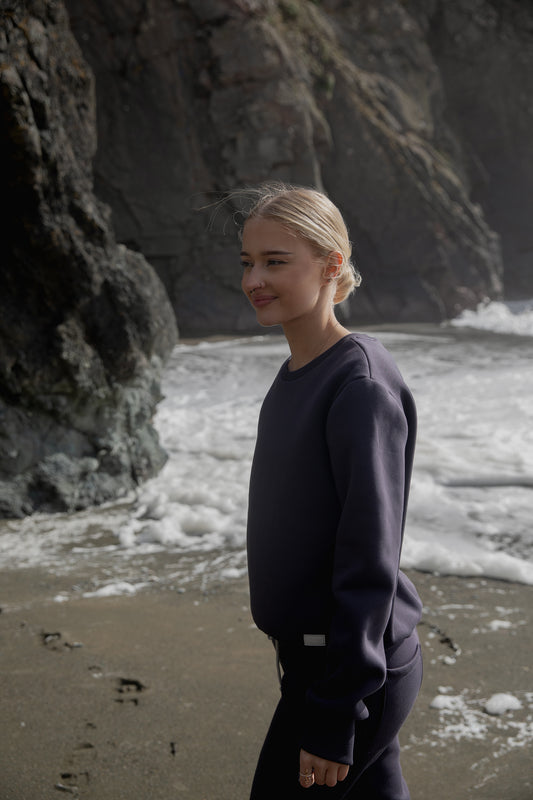 Oversized Graphite Sweatshirt